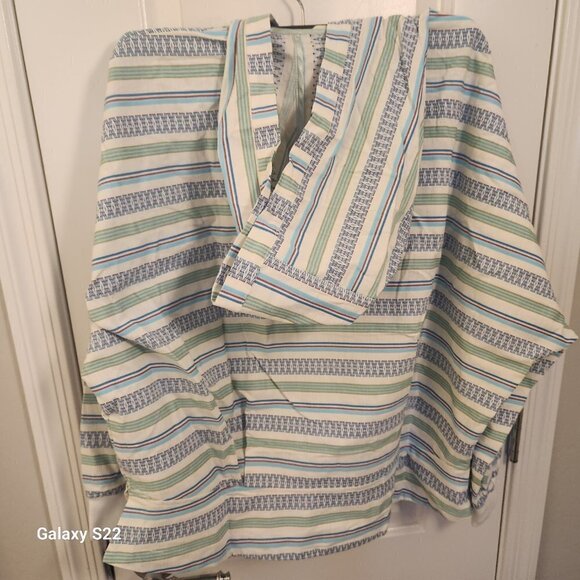 NWT Anthropologie Striped Zip Up Jacket with Hoodie. Size S/M - Picture 12 of 16